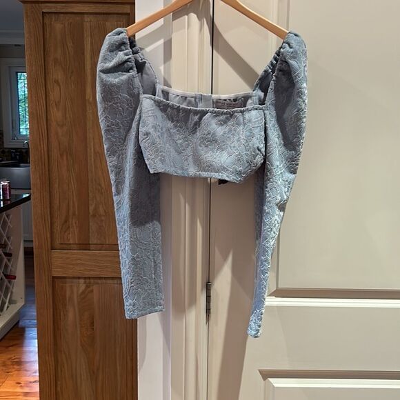 NWT naked wardrobe the statement lace crop top small - Picture 2 of 8